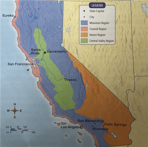 CA Regions Map